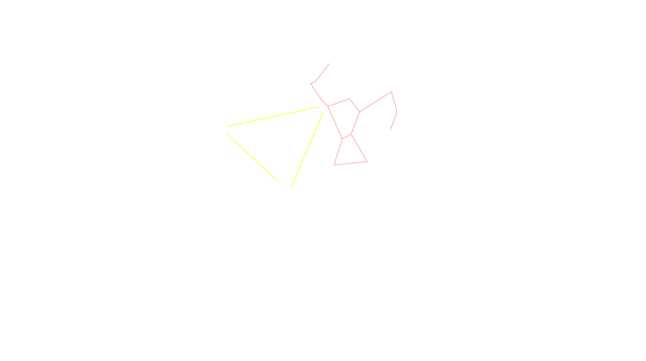 2月の天体図｜南天｜星座線