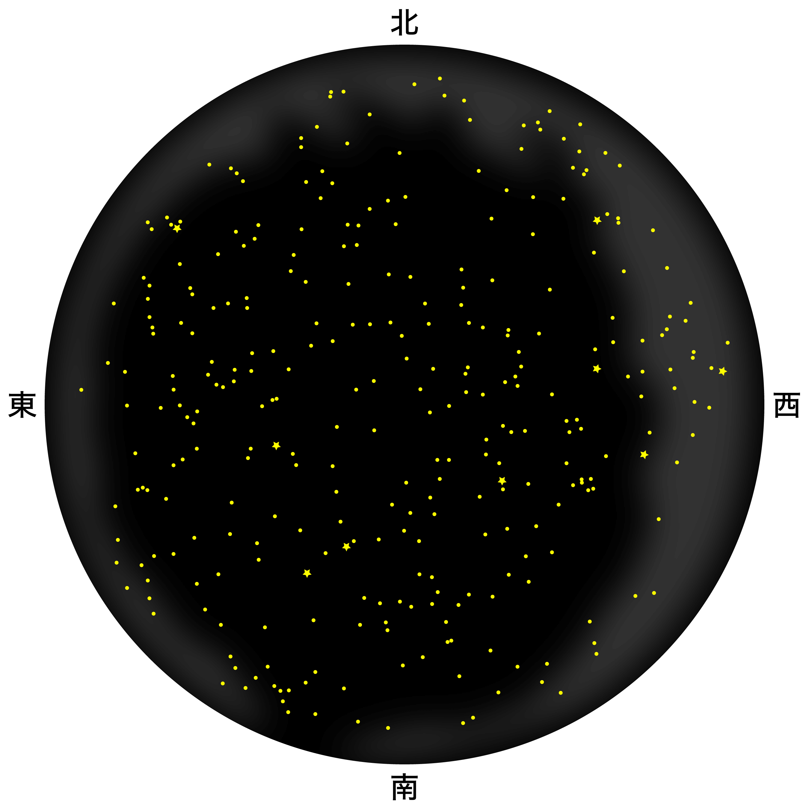 5月の天体図｜全天