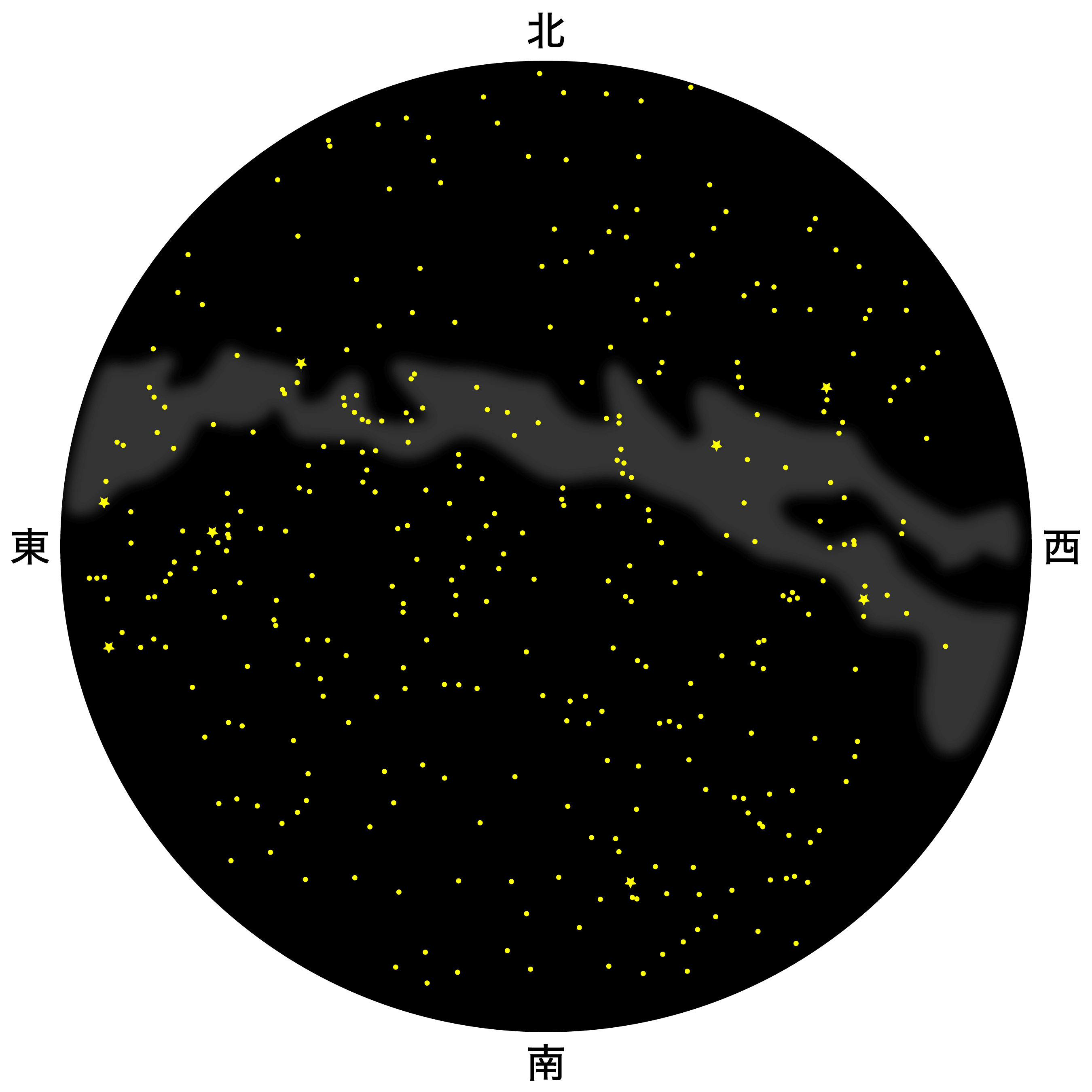 11月の天体図｜全天