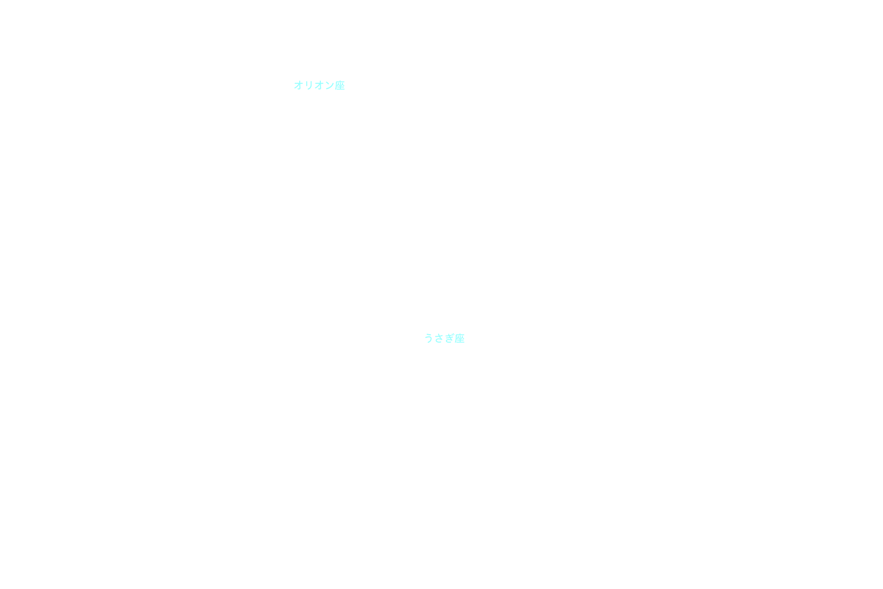 うさぎ座 星座名