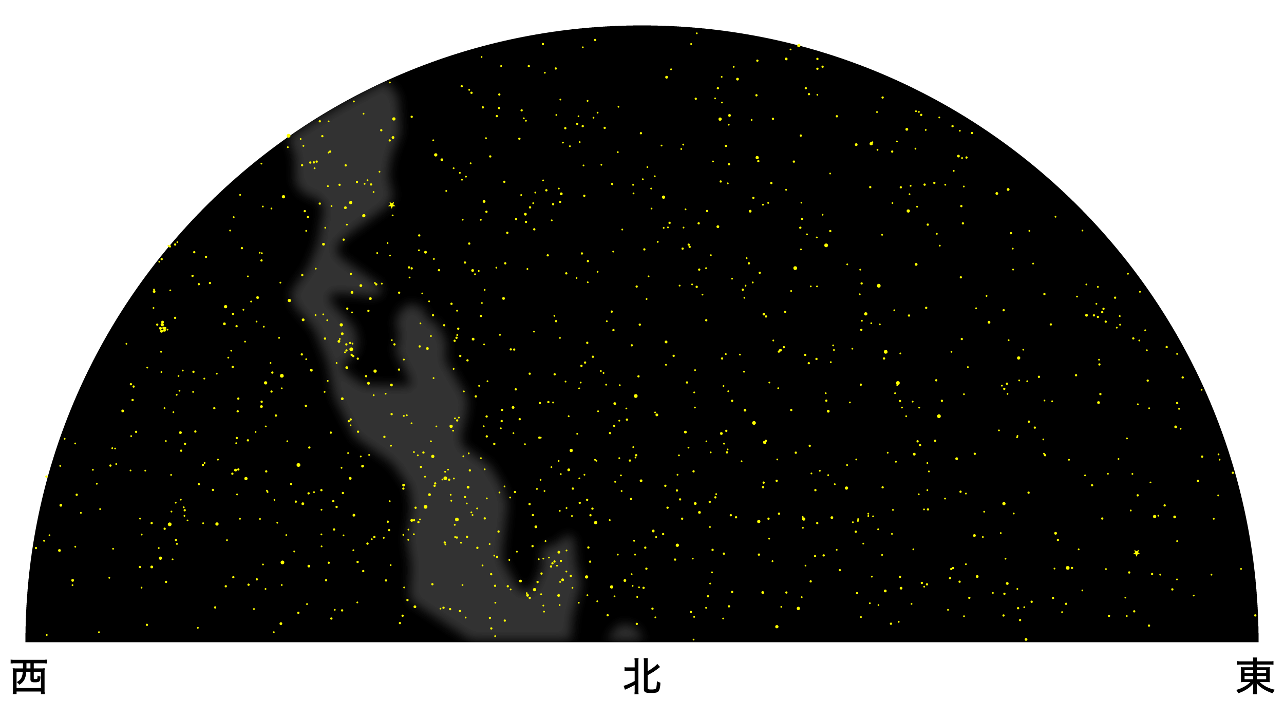 3月の天体図｜北天