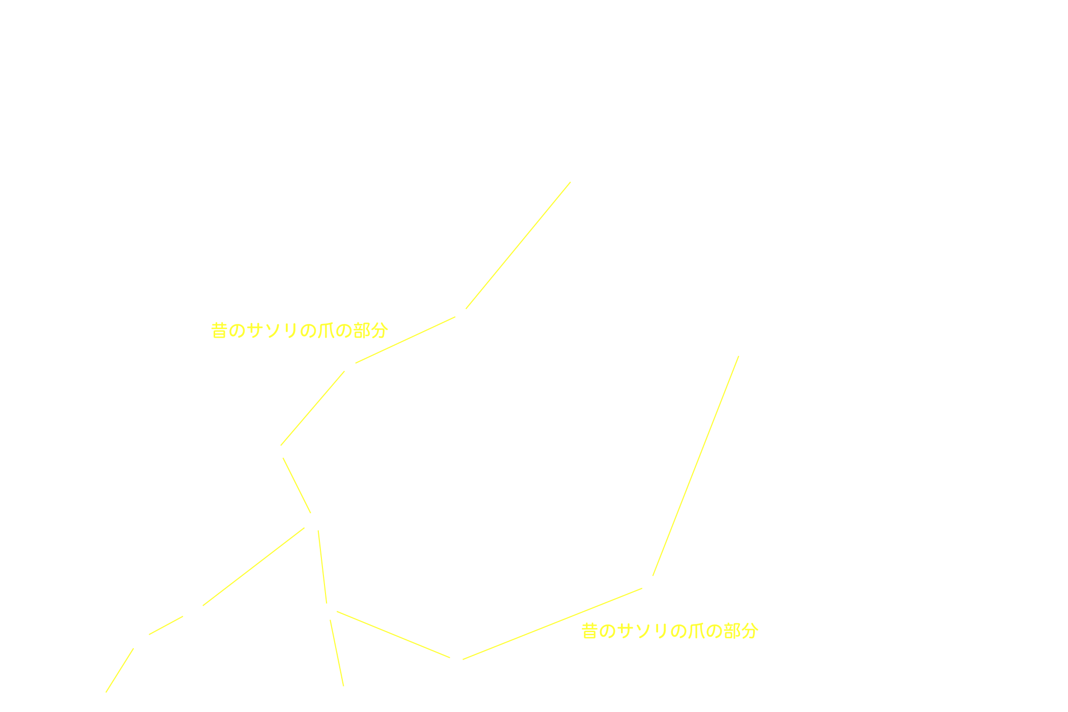 てんびん座 古い星座線