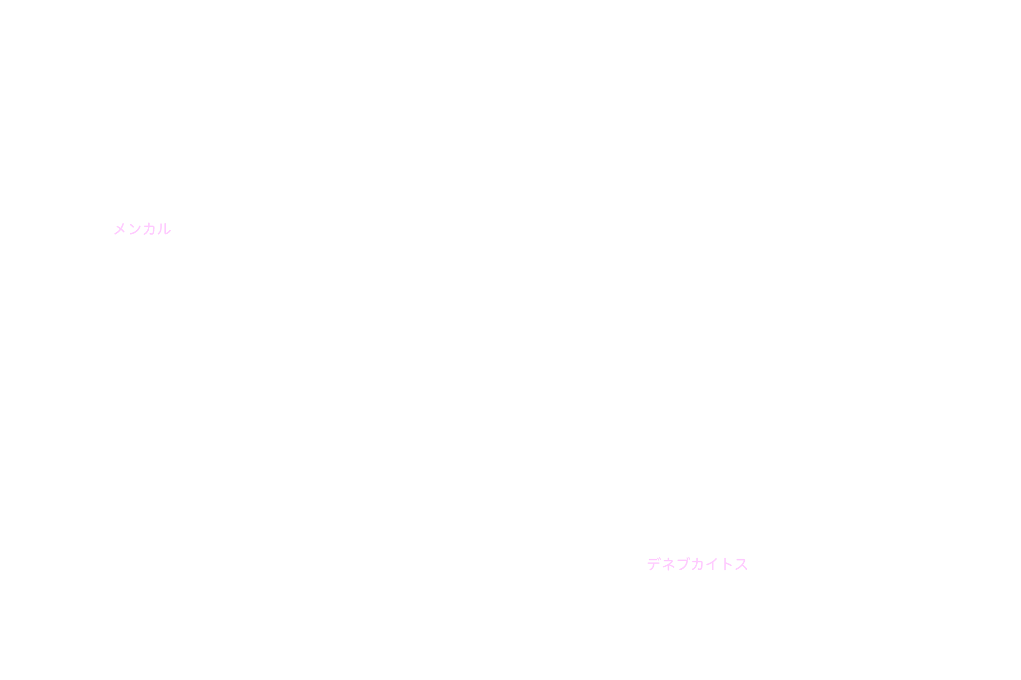 くじら座 星名