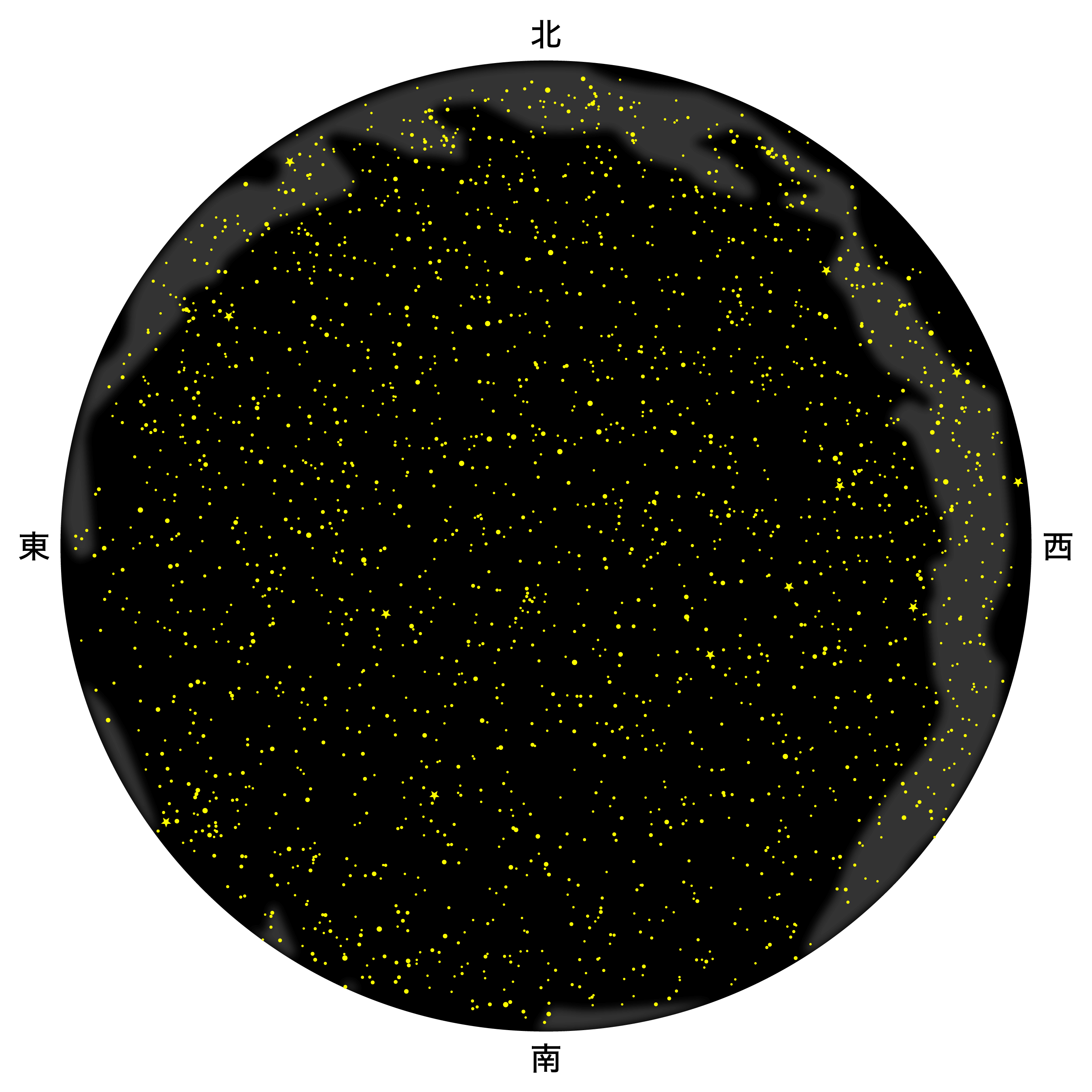 5月の天体図｜全天