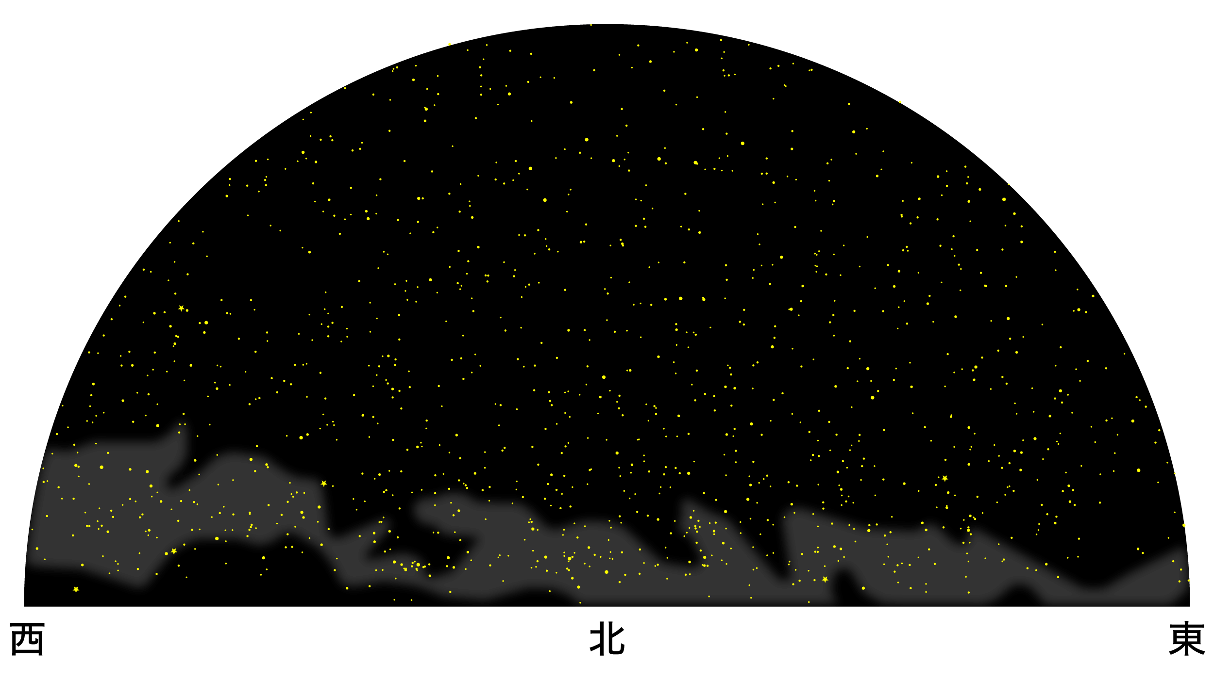 5月の天体図｜北天