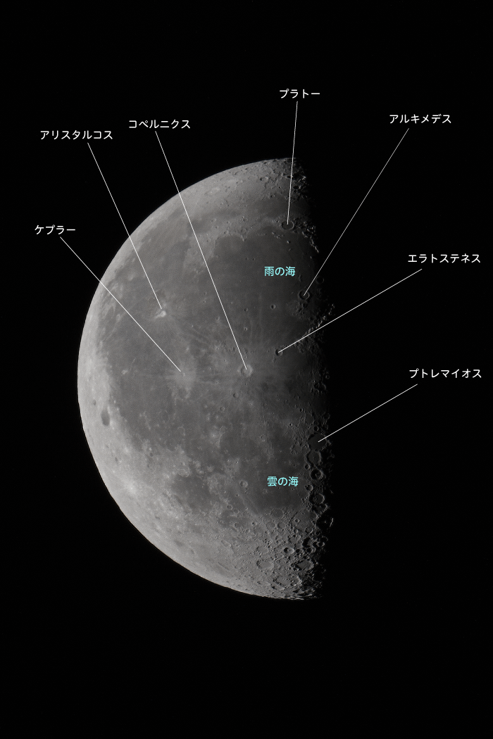 下弦の月