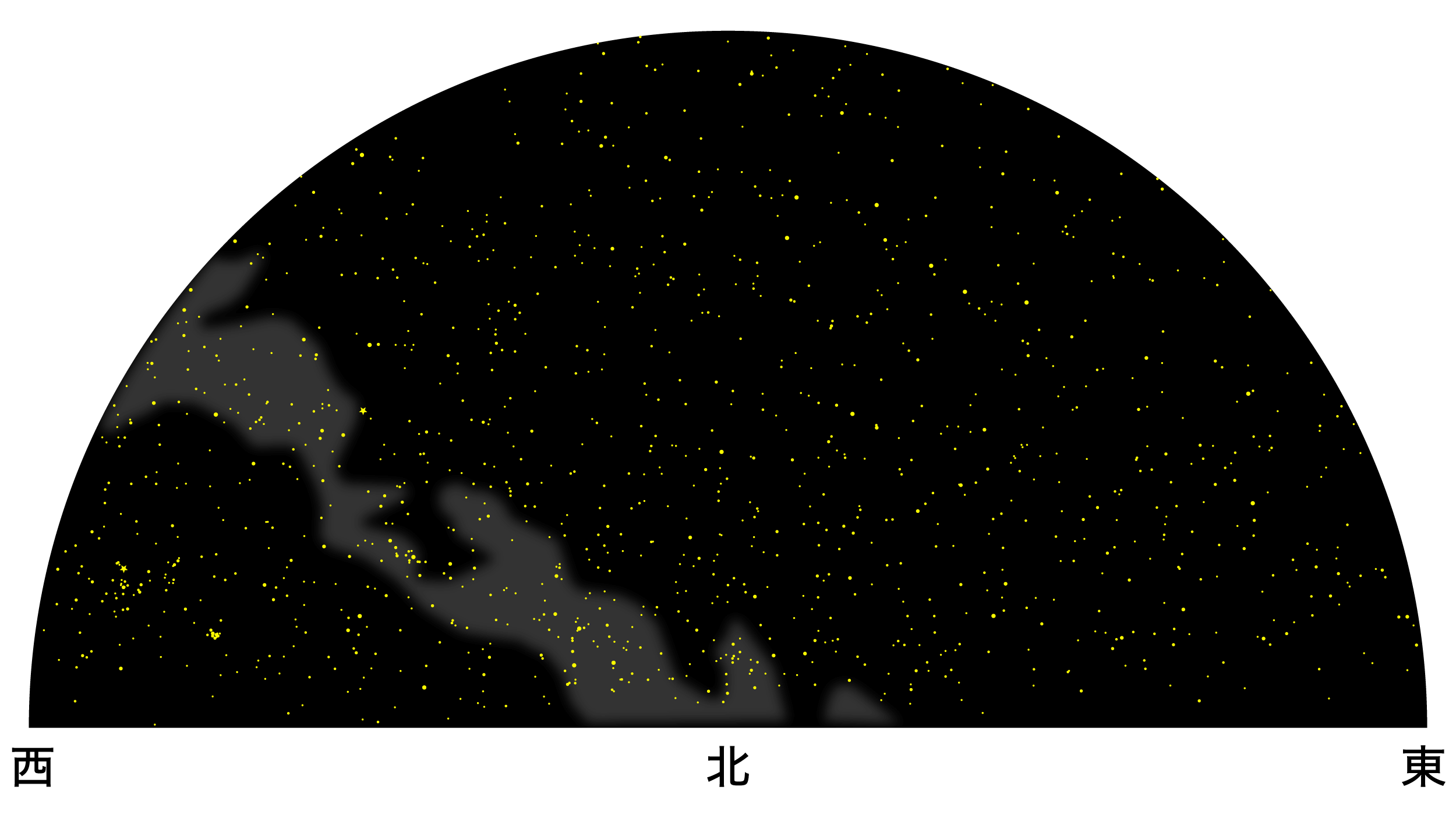 4月の天体図｜北天
