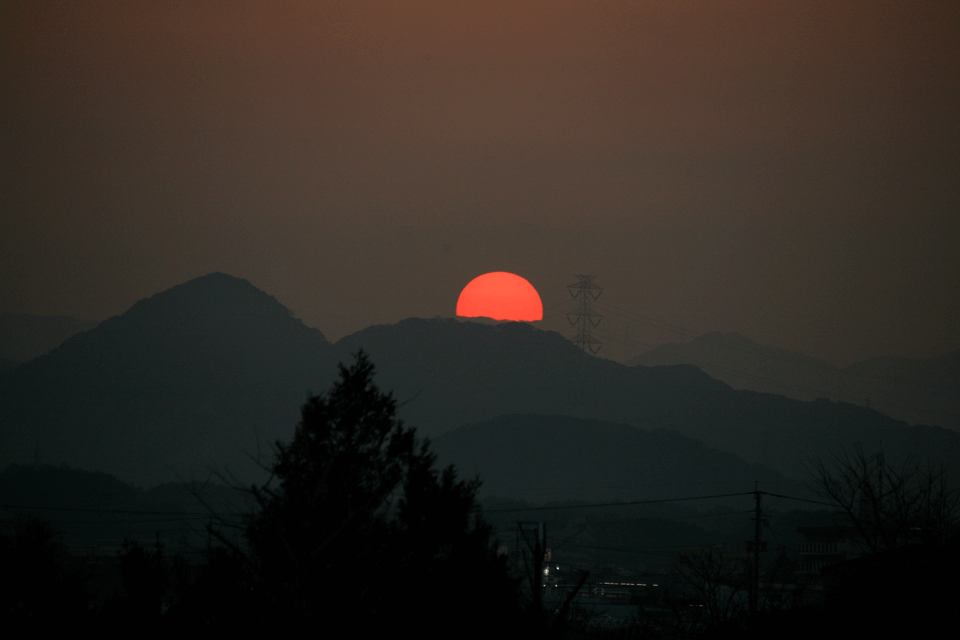 沈む夕日２