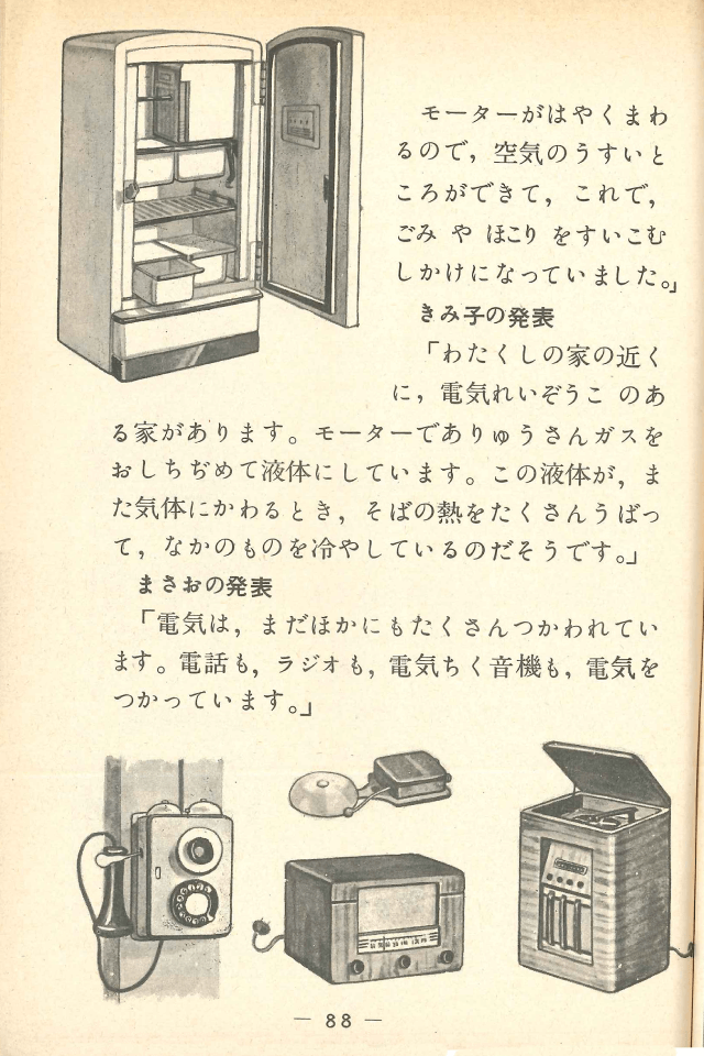 昭和27年版 新版たのしい理科５年２ p.88