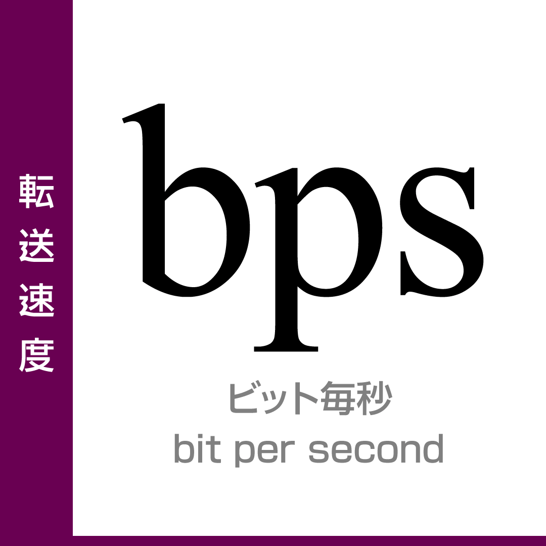 転送速度：ビット毎秒／bps／SI併用