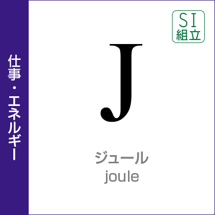 仕事・エネルギー：ジュール／Joule／SI組立
