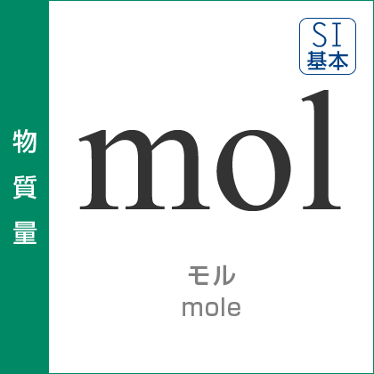 物質量:モル/mole/SI基本