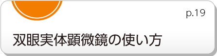 双眼実態顕微鏡の使い方　p.19