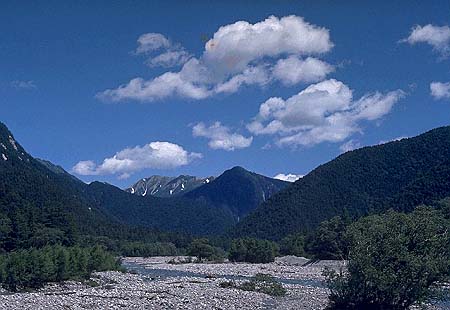 上高地梓川上流